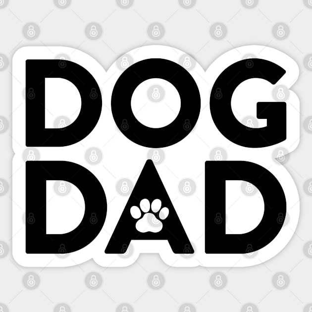 Dog Dad Sticker by Tennifer